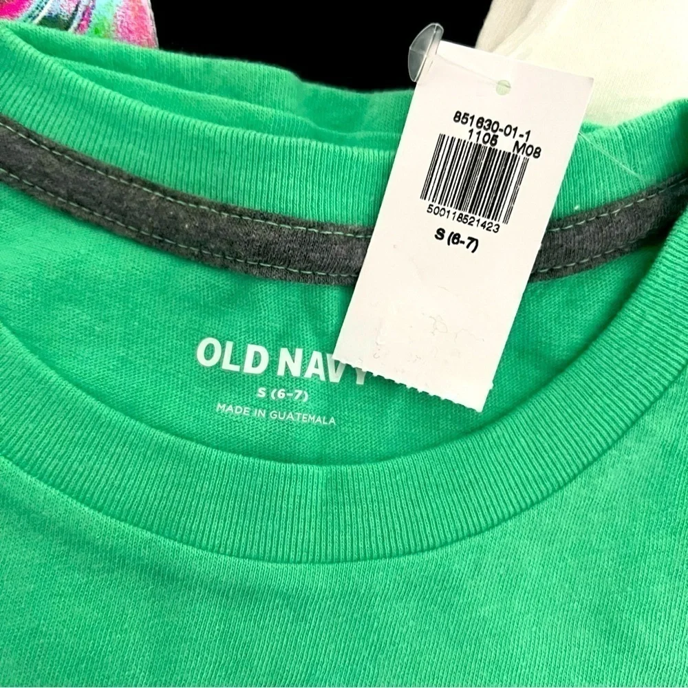 Old Navy NWT Bundle of (3) T-Shirts Boys Small (6-7) Graphic GROOT, Gaming Etc
